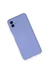 Samsung Galaxy A04 Kılıf Nano içi Kadife Silikon - Lila-3