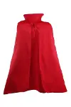 Kırmızı Renk Yakalı Pelerin 120 Cm-2