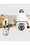 360° Akıllı Güvenlik Kamerası – Duya Takılabilir, Wi-Fi Bağlantılı, Hareket Sensörlü-4