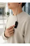 Taşınabilir Bluetooth Kulaklık Dijital Göstergeli Klipsli Tek Kulaklıklı Kompakt Cihaz-2