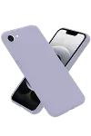 Apple iPhone 16E Kılıf Nano içi Kadife Silikon - Lila-1