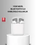 Dokunmatik Kontrollü 2. Nesil Bluetooth 5.0 Uzun Pil Ömürlü Kulaklık-1