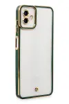 Samsung Galaxy A04 Kılıf Liva Lens Silikon - Yeşil-1