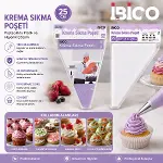 Naylon 25CM 50PCS Krema Sıkma Poşeti Torbası-2
