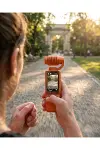 4K Ultra HD Gimbal Kamera Sabitleyici ve 180 Derece Hareketli Lensli Vlog Kamera-1