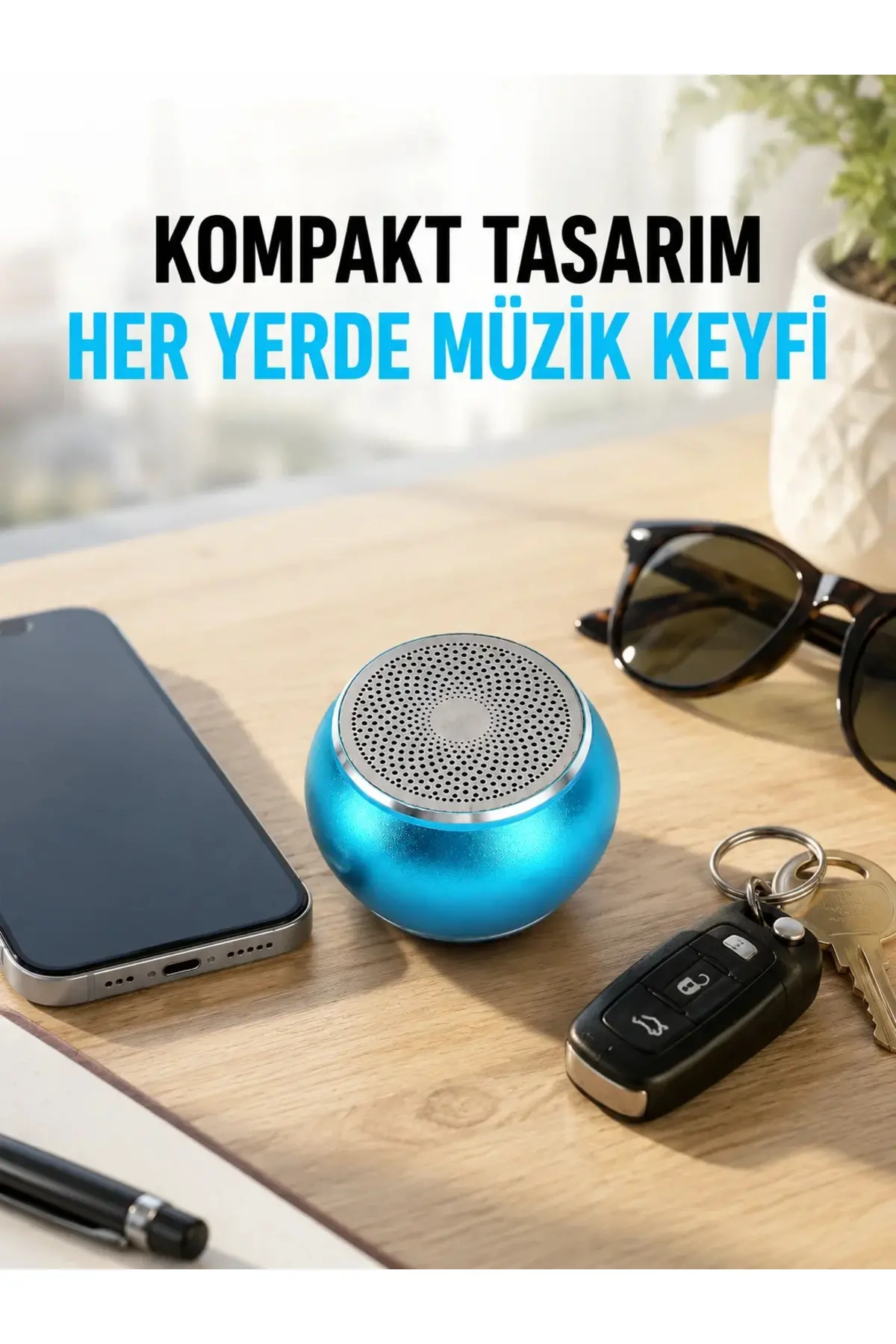 Taşınabilir Bluetooth Hoparlör Eller Serbest Arama Özellikli Yeni Nesil