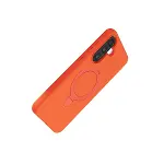 Samsung Galaxy A36 Regal Magsafe Standlı Kapak - Turuncu-4