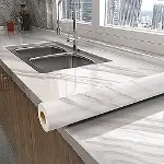 Açık Mermer Desenli Yapışkanlı Kaplama Kağıdı Büyük Boy 5 Metre-2