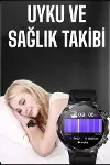 Akıllı Saat Yeni Nesil Bluetooth Bağlantılı Uyku ve Sağlık Takibi NFC ve GPS-3