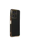 Vivo Y22 2022 Kılıf Volet Silikon - Siyah-2
