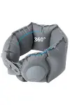 SN-29979 Taşınabilir Şişme Seyahat Boyun Yastığı-2