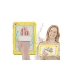 Apple İpad 5 Air 9.7 Kılıf Strap New Tablet Kapak - Sarı-2