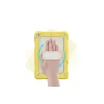 Apple İpad 5 Air 9.7 Kılıf Strap New Tablet Kapak - Sarı-3