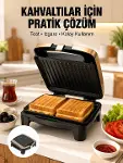 Tost Makinesi Yapışmaz Plaka 1500 Watt Güçlü Performans Yeni Nesil-1