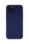 Apple iPhone 12 Pro Kılıf Lansman Glass Kapak - Sky Blue-1