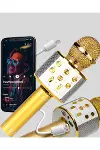 Karaoke Mikrofonu Bluetooth USB AUX Girişli Yankı Efektli-4