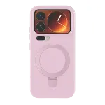 Xiao 17 Pro Regal Magsafe Standlı Kapak - Açık Pembe-3