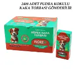 2400 Adet = 1 Koli Köpek - Evcil Hayvan Kaka Torbası Pudra Kokulu - 25X35CM-2