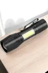 El Feneri Led USB Şarjlı Zoom Mini Led Işık Acil Durum Feneri-4