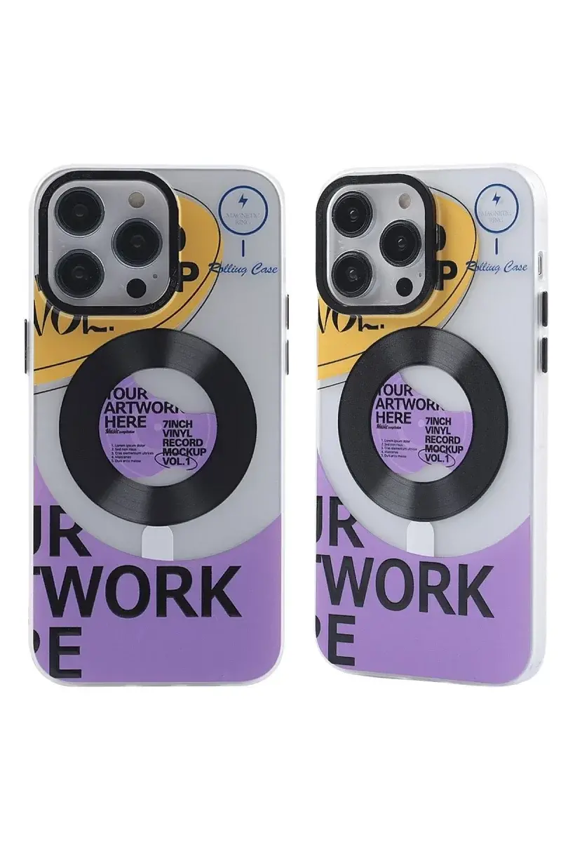 Apple iPhone 13 Pro Max Kılıf Apollo Magneticsafe Desenli Kapak - Apollo Şeffaf - 6