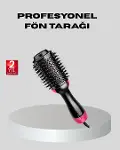 1200W Fön Tarağı – 3 Isı Ayarı, Negatif İyonlu, Hızlı ve Pürüzsüz Sonuç-1