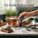 4 Parça Bulaşık Top Teli-2