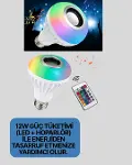 Bluetooth Bağlantılı RGB LED Ampul – Şık ve Fonksiyonel-4