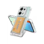 Xiao Red Note 13 Pro 4G Kılıf Kart Şeffaf Silikon - Şeffaf-2