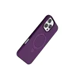 Apple İphone 16 Pro Regal Magsafe Standlı Kapak - Derin Mor-3
