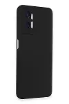 Realme 9i 4G Kılıf Nano içi Kadife Silikon - Siyah-2