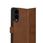 Samsung Galaxy S25 Edge Trend S Plus Kapaklı Kılıf - Taba-4