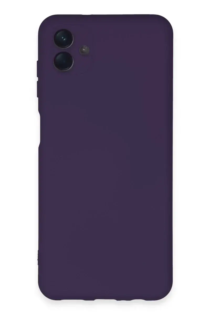 Samsung Galaxy A04E Kılıf Nano içi Kadife Silikon - Mor