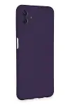 Samsung Galaxy A04E Kılıf Nano içi Kadife Silikon - Mor-2
