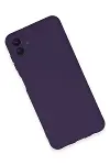 Samsung Galaxy A04E Kılıf Nano içi Kadife Silikon - Mor-3