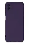 Samsung Galaxy A04E Kılıf Nano içi Kadife Silikon - Mor-1