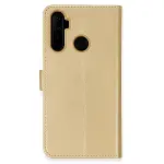 Realme 6i Kılıf Trend S Plus Kapaklı Kılıf - Gold-1
