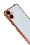 Samsung Galaxy A07 4G Razer Lensli Silikon - Çöl Titanyum-2