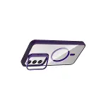 Joko Samsung Galaxy S24 Fe Rem Lensli Magsafe Standlı Kapak - Derin Mor-2