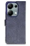Xiao Red Note 13 Pro 4G Kılıf Trend S Plus Kapaklı Kılıf - Lacivert-1