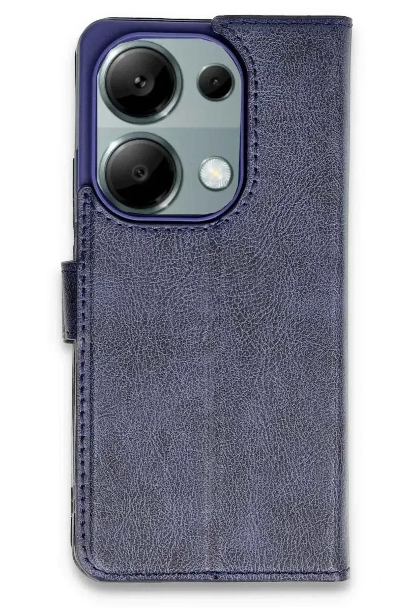 Xiao Red Note 13 Pro 4G Kılıf Trend S Plus Kapaklı Kılıf - Lacivert