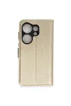 Tecno Camon 20 Prime Trend S Plus Kapaklı Kılıf - Gold-1