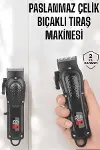 Sıfır Tıraş Makinesi Dijital Göstergeli Paslanmaz Çelik Bıçaklı Taşınabilir-1