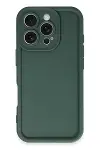 Apple iPhone 16 Pro Max Kılıf Viera Silikon - Koyu Yeşil-2