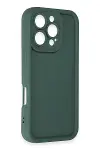 Apple iPhone 16 Pro Max Kılıf Viera Silikon - Koyu Yeşil-3