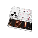 Onegif Apple İphone 17 Pro sk Simli Magsafe Kapak - Desen 5-2
