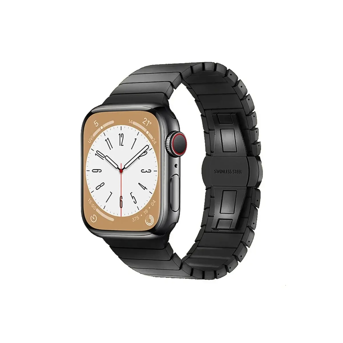 Apple Watch 42mm Kr416 Huks Kordon (saat Değildir) - Siyah
