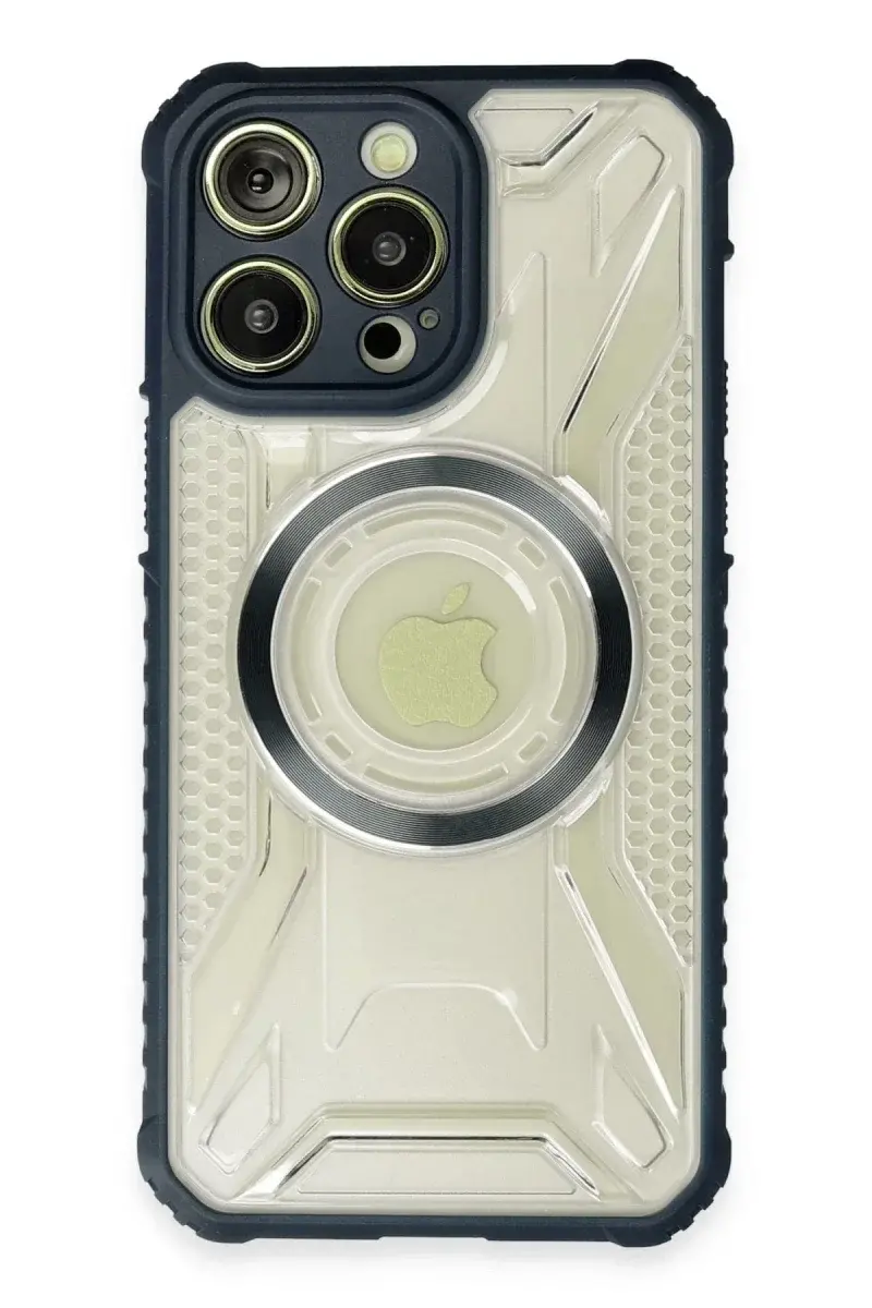 Apple iPhone 13 Pro Max Kılıf Prag Magneticsafe Kapak - Lacivert