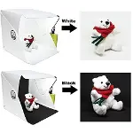 Ürün Çekim Çadırı Mini Fon Fotoğraf Stüdyosu Ledli Işık Perdesi-2