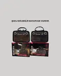 Nostaljik Radyo Görünümlü Bluetooth Hoparlör – FM/AM Yayın, Kablosuz Bağlantı, Şarj Edilebilir-4
