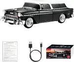 Retro Klasik Araba Bluetooth Hoparlör Kablosuz HD Ses FM Radyo YG-1955-3